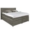 Fredriks Boxspringbett Poppel - Webstoff - Steingrau