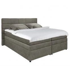 Fredriks Boxspringbett Poppel - Webstoff - Steingrau