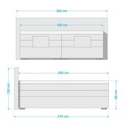 Fredriks Boxspringbett Newborough - Webstoff - Creme / Taupe -Deutschland Betten Verkäufe 2022 1000143709 181116 155550214 GALLERYIMAGES P000000001000143709