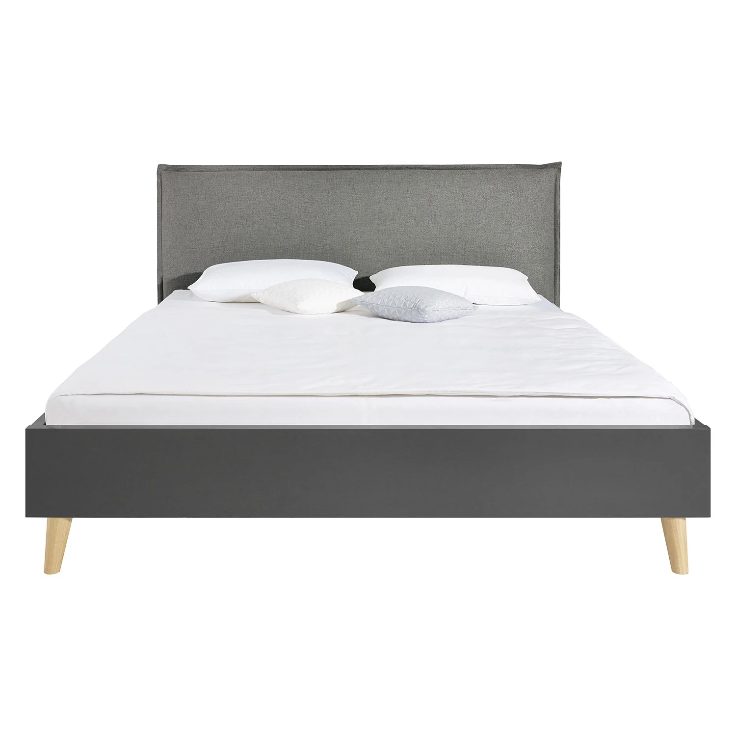 Bett SKØP I - Dunkelgrau / Grau - 180 x 200cm 5 Bett SKØP I - Dunkelgrau / Grau - 180 x 200cm – Bild 3