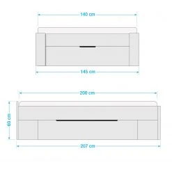 Rauch Orange Bett Scala III - Alpinweiß - 140 x 200cm -Deutschland Betten Verkäufe 2022 1000144997 181212 14075800077 GALLERYIMAGES P000000001000144997