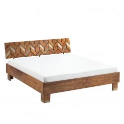 Ars manufacti Massivholzbett Yao - Akazie massiv / Metall - Akazie / Gold -Deutschland Betten Verkäufe 2022 1000145314 190705 11161000002 DETAILS P000000001000145314