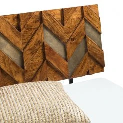 Ars manufacti Massivholzbett Yao - Akazie massiv / Metall - Akazie / Gold -Deutschland Betten Verkäufe 2022 1000145314 190705 11161000006 DETAILS P000000001000145314