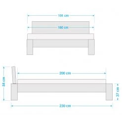 Neue Modular Massivholzbett Morton I - Sumpfeiche, massiv - 160 x 200cm -Deutschland Betten Verkäufe 2022 1000151705 210707 14033800038 SKETCH DETAILS P000000001000151705 sketch