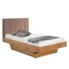 Neue Modular Massivholzbett Lund I - Massivholz Wildeiche, geölt - 140 x 200cm - 1 Bettkasten -Deutschland Betten Verkäufe 2022 1000164068 190329 13330300013 IMAGE P000000001000164068