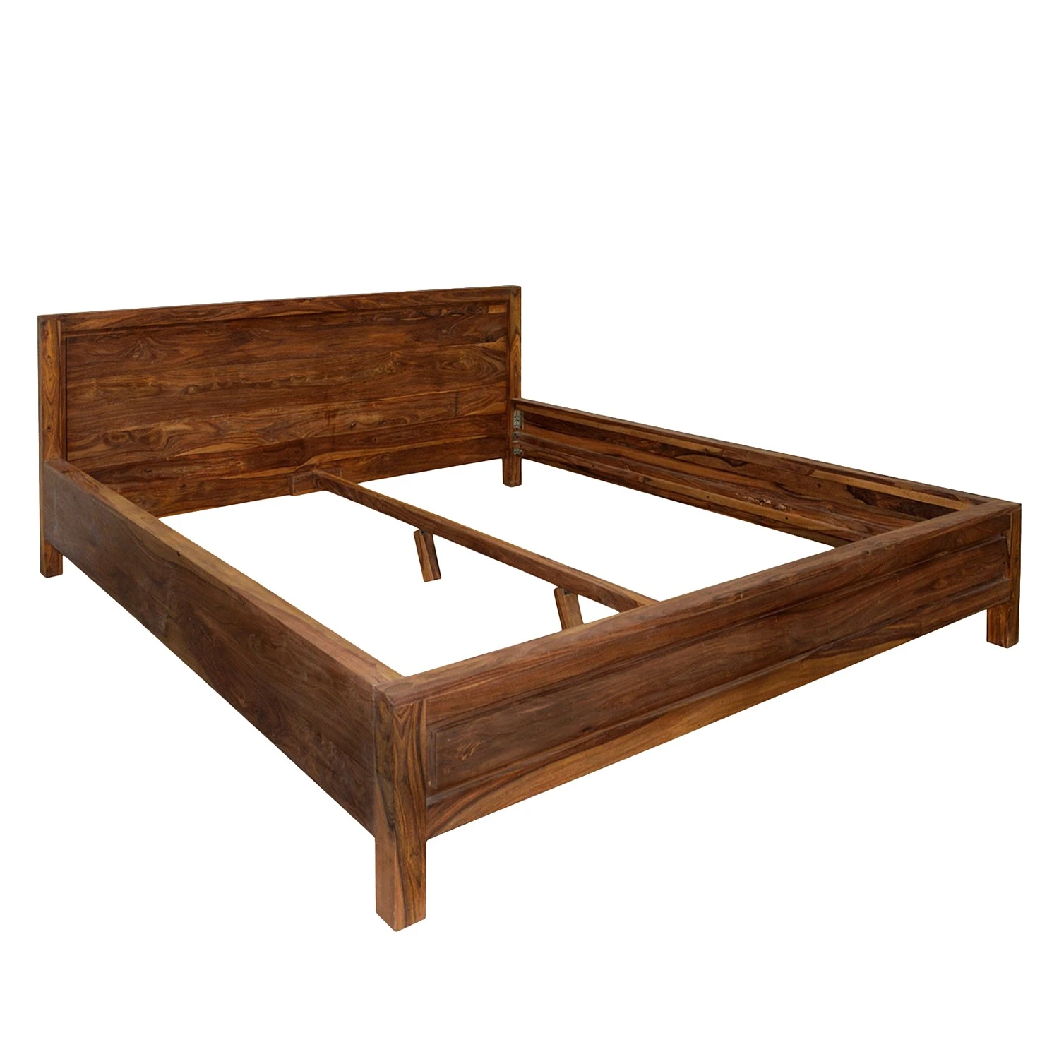 Ars Natura Massivholzbett Ohio - Sheesam massiv 5 Ars Natura Massivholzbett Ohio - Sheesam massiv – Bild 3