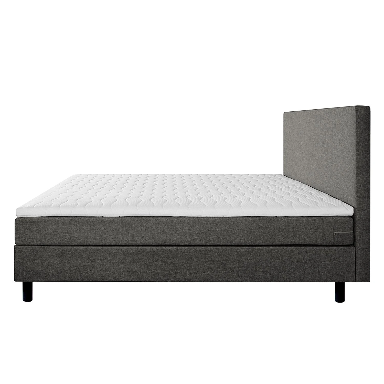 Fredriks Boxspringbett Joiselle - inkl. Topper - Webstoff - Anthrazit - 140 x 200cm 5 Fredriks Boxspringbett Joiselle - inkl. Topper - Webstoff - Anthrazit - 140 x 200cm – Bild 3