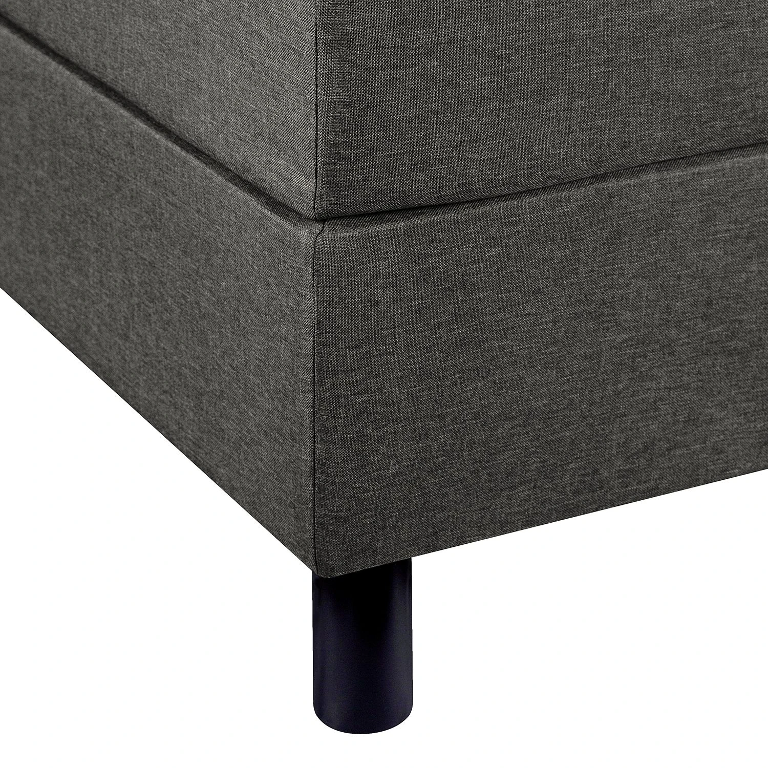 Fredriks Boxspringbett Joiselle - inkl. Topper - Webstoff - Anthrazit - 140 x 200cm 7 Fredriks Boxspringbett Joiselle - inkl. Topper - Webstoff - Anthrazit - 140 x 200cm – Bild 5