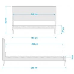 Mørteens Polsterbett Eden Hill - Webstoff - Beige - 140 x 200cm 25 Mørteens Polsterbett Eden Hill - Webstoff - Beige - 140 x 200cm -Deutschland Betten Verkäufe 2022 1000174132 210705 06071600013 SKETCH DETAILS P000000001000174132 sketch