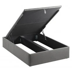 Mørteens Polsterbett El Ancor - Webstoff - Grau - 160 x 200cm -Deutschland Betten Verkäufe 2022 1000174140 190723 15232600259 DETAILS P000000001000174140