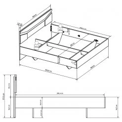 Loftscape Bett Vinstra - Braun 12 Loftscape Bett Vinstra - Braun -Deutschland Betten Verkäufe 2022 1000175577 190705 06255700089 SKETCH DETAILS P000000001000175577 sketch