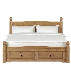 Maison Belfort Massivholzbett Finca Rustica - Kiefer massiv - Kiefer Natur -Deutschland Betten Verkäufe 2022 1000178059 200212 13141900074 DETAILS P000000001000178059