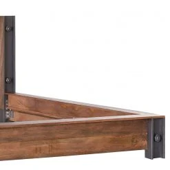 Red Living Massivholzbett Linx - Mango massiv - Mango / Stahl Dekor - 140 x 200cm -Deutschland Betten Verkäufe 2022 1000180848 190705 10234600063 DETAILS P000000001000180848