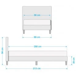 Fredriks Polsterbett Drove - inkl. Lattenrost - Hellgrau - 90 x 200cm 21 Fredriks Polsterbett Drove - inkl. Lattenrost - Hellgrau - 90 x 200cm -Deutschland Betten Verkäufe 2022 1000182664 210623 08380000030 SKETCH DETAILS P000000001000182664 sketch