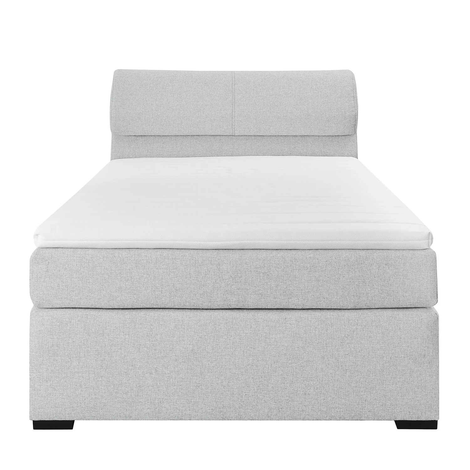 Loftscape Boxspringbett Kapaa - Boxspringbett inkl. Topper und Bettkasten, ohne Dekoration Bezug: Webstoff - Silber - 180 x 200cm 8 Loftscape Boxspringbett Kapaa - Boxspringbett inkl. Topper und Bettkasten, ohne Dekoration Bezug: Webstoff - Silber - 180 x 200cm – Bild 6