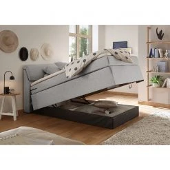 Loftscape Boxspringbett Kapaa - Boxspringbett inkl. Topper und Bettkasten, ohne Dekoration Bezug: Webstoff - Silber - 180 x 200cm 26 Loftscape Boxspringbett Kapaa - Boxspringbett inkl. Topper und Bettkasten, ohne Dekoration Bezug: Webstoff - Silber - 180 x 200cm -Deutschland Betten Verkäufe 2022 1000199698 200218 09555300027 MOOD DETAILS P000000001000199698 mood