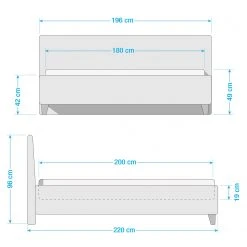 Meise.möbel Polsterbett Lucca - 180 x 200cm -Deutschland Betten Verkäufe 2022 1000200955 200213 10260700027 SKETCH DETAILS P000000001000200955 sketch
