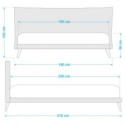 Neue Modular Boxspringpodest Imola II - ohne Matratze - 180 x 200cm -Deutschland Betten Verkäufe 2022 1000201115 210721 08451400010 SKETCH DETAILS P000000001000201115 sketch