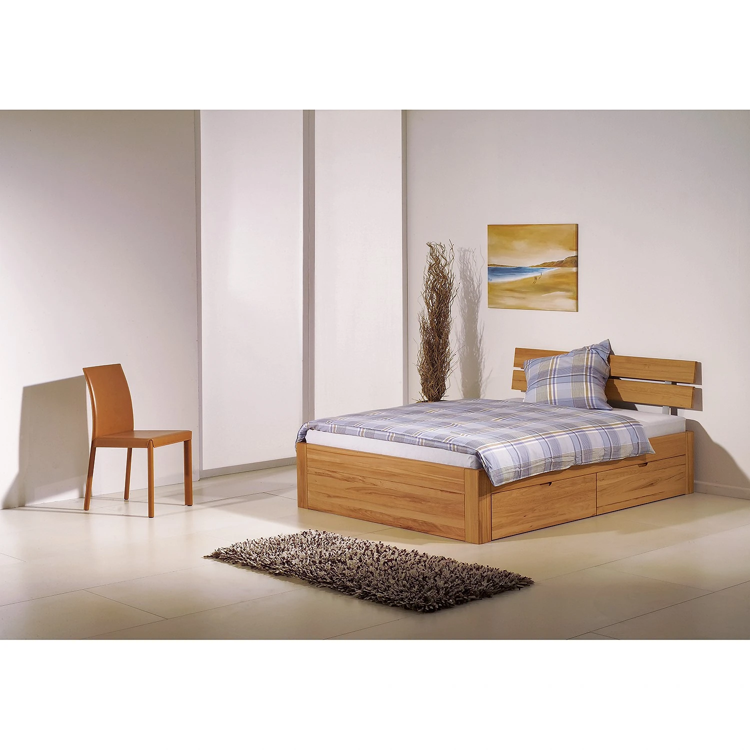 Neue Modular Massivholzbett Parma I - Massivholz Kernbuche - 140 x 200cm 4 Neue Modular Massivholzbett Parma I - Massivholz Kernbuche - 140 x 200cm – Bild 2