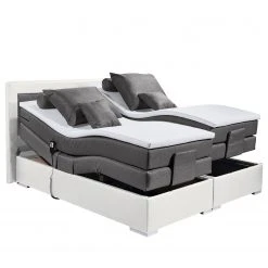 Loftscape Boxspringbett Bellmont - inkl. Motor, Kopf- und Fußverstellung - Alpinweiß / Anthrazit - 180 x 200cm -Deutschland Betten Verkäufe 2022 1000201826 200124 11322100060 DETAILS P000000001000201826