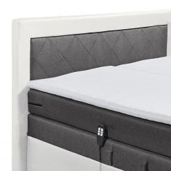 Loftscape Boxspringbett Bellmont - inkl. Motor, Kopf- und Fußverstellung - Alpinweiß / Anthrazit - 180 x 200cm -Deutschland Betten Verkäufe 2022 1000201826 200124 11322100061 DETAILS P000000001000201826