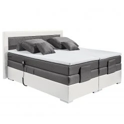Loftscape Boxspringbett Bellmont - inkl. Motor, Kopf- und Fußverstellung - Alpinweiß / Anthrazit - 180 x 200cm -Deutschland Betten Verkäufe 2022 1000201826 210810 16173600182 DETAILS P000000001000201826