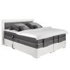 Loftscape Boxspringbett Bellmont - inkl. Motor, Kopf- und Fußverstellung - Alpinweiß / Anthrazit - 180 x 200cm -Deutschland Betten Verkäufe 2022 1000201826 210810 16173600191 IMAGE P000000001000201826