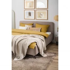 Mørteens Polsterbett Karelia II - Samt Ravi: Beige - 180 x 200cm - Ohne Stauraum -Deutschland Betten Verkäufe 2022 1000208254 210608 05572700010 DETAILS P000000001000208254 2