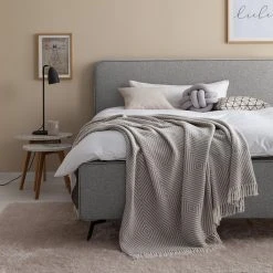 Mørteens Polsterbett Karelia I - Strukturstoff Mali: Grau - 180 x 200cm - Ohne Stauraum -Deutschland Betten Verkäufe 2022 1000208265 200710 17173100120 MOOD DETAILS P000000001000208265 mood