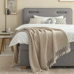 Ars Natura Boxspringbett Woodmore - inkl. Beleuchtung - Grau / Taupe - 120 x 200cm 34 Ars Natura Boxspringbett Woodmore - inkl. Beleuchtung - Grau / Taupe - 120 x 200cm -Deutschland Betten Verkäufe 2022 1000208285 200619 10581300003 DETAILS P000000001000208285