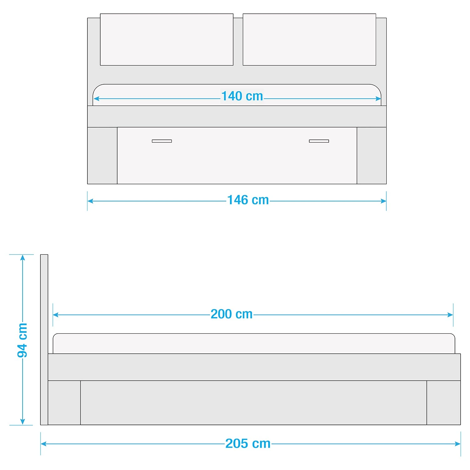 Mooved Bettgestell Scotter - 140 x 200cm 6 Mooved Bettgestell Scotter - 140 x 200cm – Bild 4