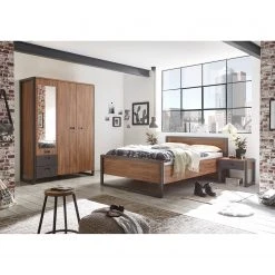 Ars manufacti Bett Marton - Eiche Stirling Dekor / Anthrazit - 140 x 200cm -Deutschland Betten Verkäufe 2022 1000211543 200424 13273700199 MOOD DETAILS P000000001000211543 mood