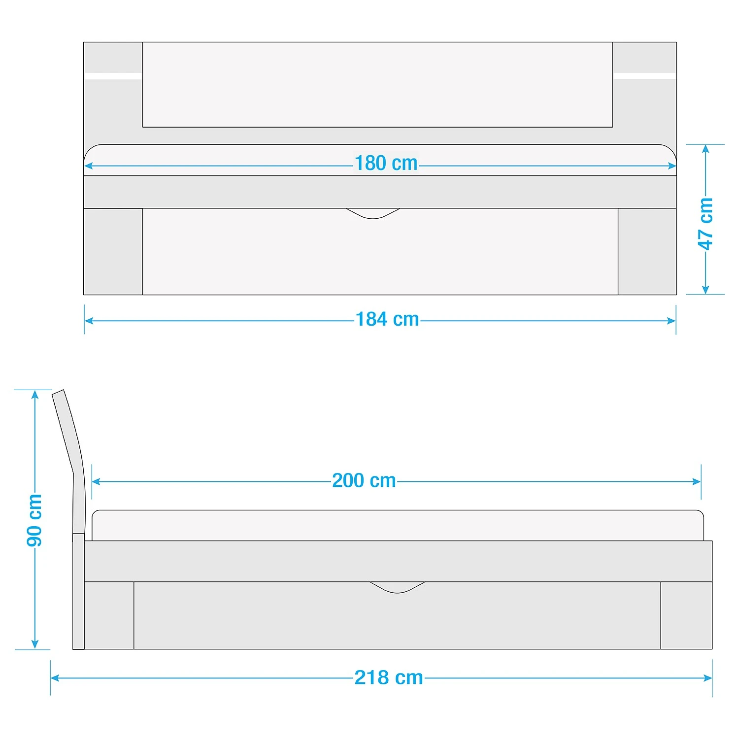 Loftscape Bettgestell Gainford 8 Loftscape Bettgestell Gainford – Bild 6