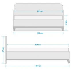 Rauch Orange Bettgestell Carlsson -Deutschland Betten Verkäufe 2022 1000214963 210830 09025800022 SKETCH DETAILS P000000001000214963 sketch