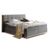 Naturoo Boxspringbett Levana - Webstoff - Eiche - Dunkelgrau - 200 x 200cm - H4 -Deutschland Betten Verkäufe 2022 1000217634 200630 16292800133 IMAGE P000000001000217634