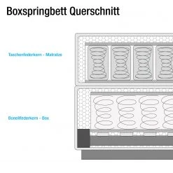 Naturoo Boxspringbett Levana - Webstoff - Eiche - Dunkelgrau - 200 x 200cm - H4 -Deutschland Betten Verkäufe 2022 1000217634 200630 16294000138 SKETCH DETAILS P000000001000217634 sketch
