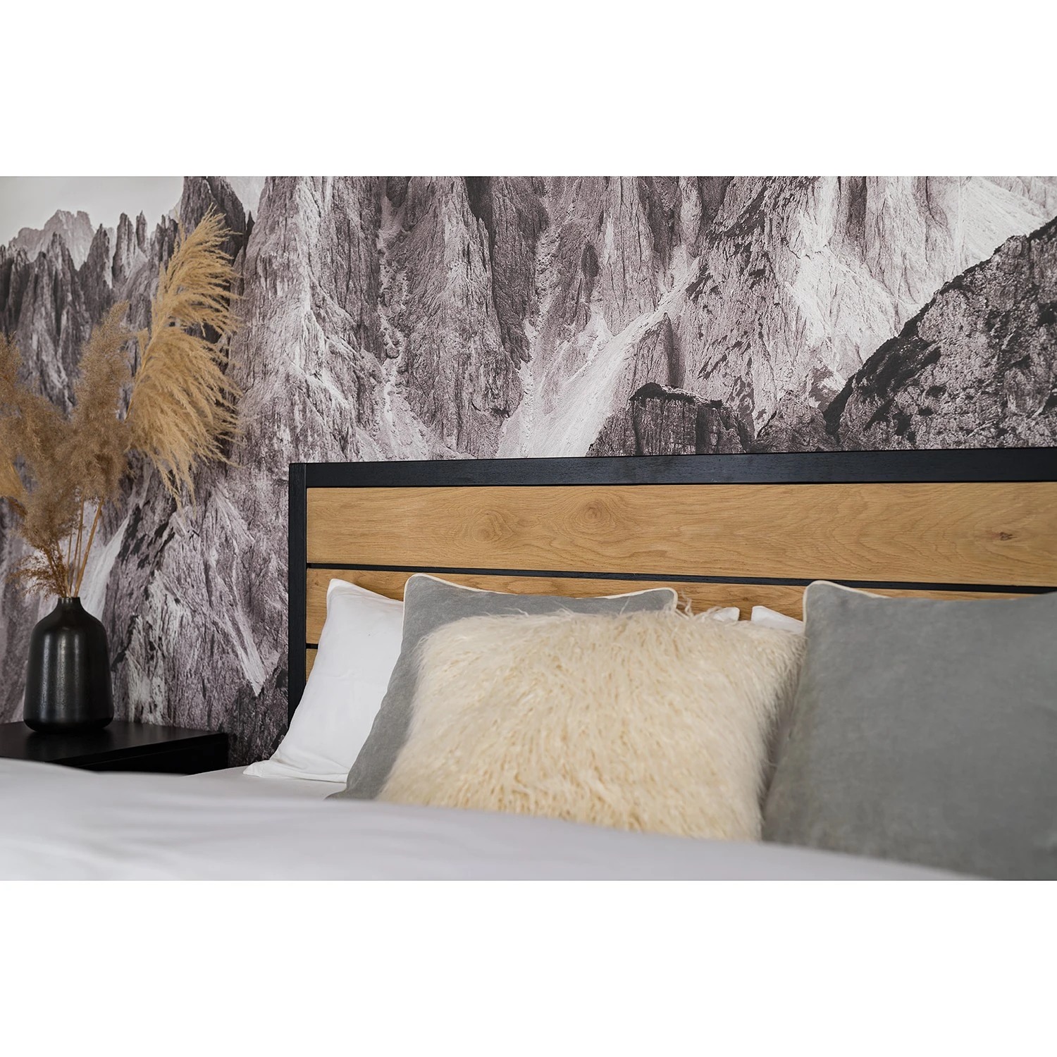 Studio Copenhagen Bettgestell Xavi - Echtholzfurnier - Eiche / Eiche Schwarz 4 Studio Copenhagen Bettgestell Xavi - Echtholzfurnier - Eiche / Eiche Schwarz – Bild 2