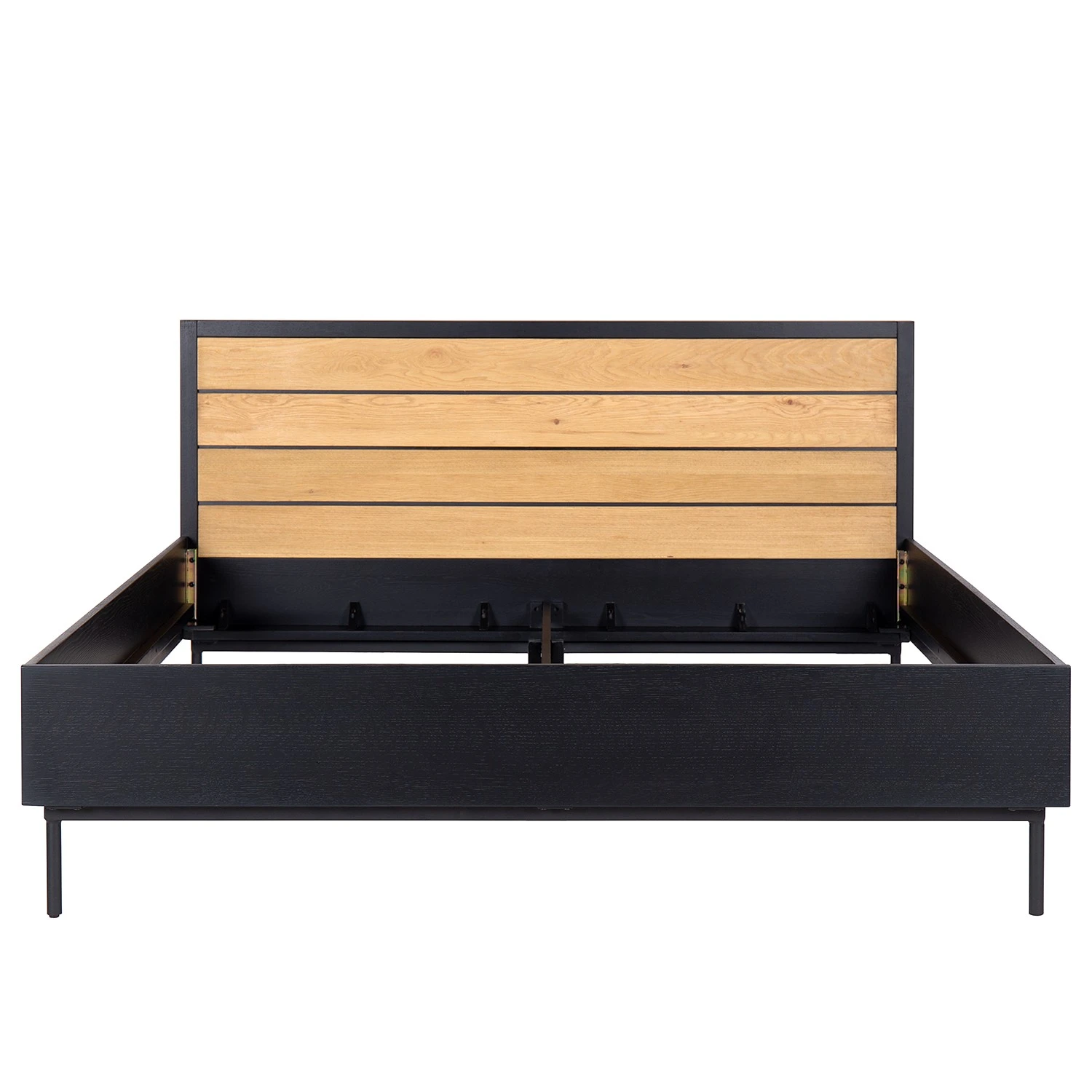 Studio Copenhagen Bettgestell Xavi - Echtholzfurnier - Eiche / Eiche Schwarz 7 Studio Copenhagen Bettgestell Xavi - Echtholzfurnier - Eiche / Eiche Schwarz – Bild 5