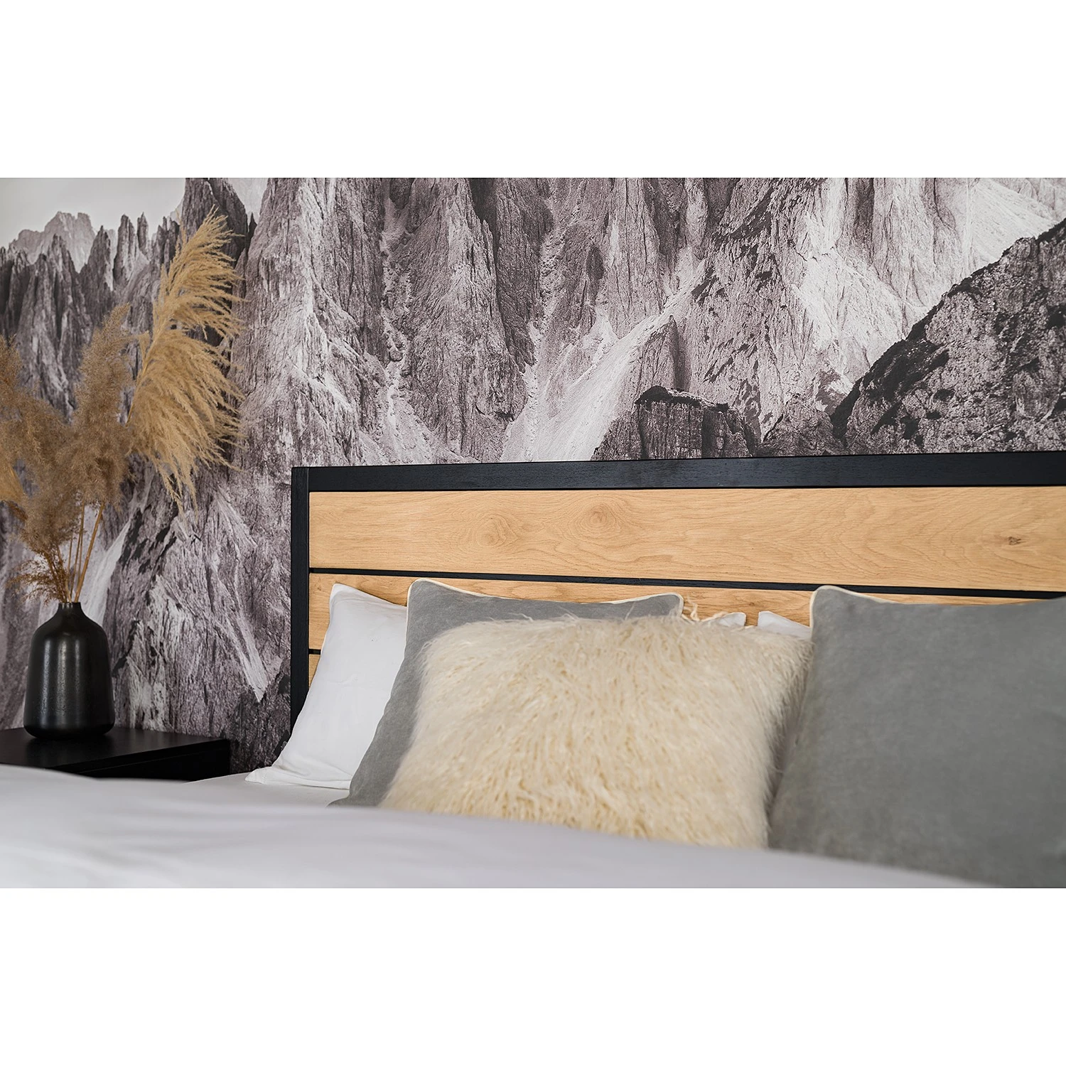 Studio Copenhagen Bettgestell Xavi - Echtholzfurnier - Eiche / Eiche Schwarz 13 Studio Copenhagen Bettgestell Xavi - Echtholzfurnier - Eiche / Eiche Schwarz – Bild 11
