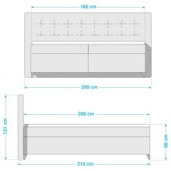 Loftscape Boxspringbett Palm Hill - Grau 15 Loftscape Boxspringbett Palm Hill - Grau -Deutschland Betten Verkäufe 2022 1000218475 210709 11594200064 SKETCH DETAILS P000000001000218475 sketch