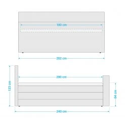 Loftscape Boxspringbett Brimfield - Dunkelgrau -Deutschland Betten Verkäufe 2022 1000218496 210706 14283100012 SKETCH DETAILS P000000001000218496 sketch