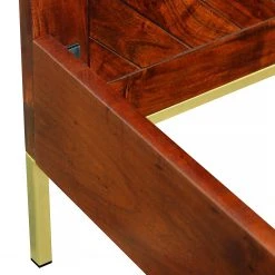 Ars manufacti Massivholzbett Loga - Akazie massiv / Eisen - Akazie Braun / Gold - 180 x 200cm 20 Ars manufacti Massivholzbett Loga - Akazie massiv / Eisen - Akazie Braun / Gold - 180 x 200cm -Deutschland Betten Verkäufe 2022 1000223268 200902 16200300009 DETAILS P000000001000223268