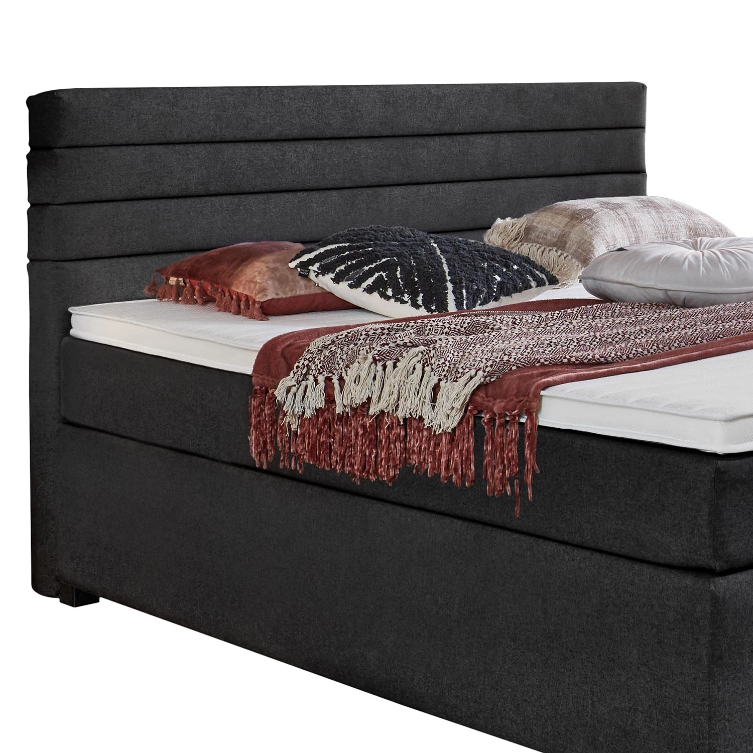 Loftscape Boxspringbett Swanston - Dunkelgrau - 180 x 200cm 7 Loftscape Boxspringbett Swanston - Dunkelgrau - 180 x 200cm – Bild 5