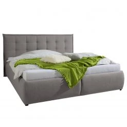 Loftscape Polsterbett Springville - Hellgrau - 200 x 200cm