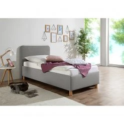 Loftscape Polsterbett Beechgrove - Hellgrau - 100 x 200cm -Deutschland Betten Verkäufe 2022 1000230549 201118 12540700018 MOOD DETAILS P000000001000230549 mood