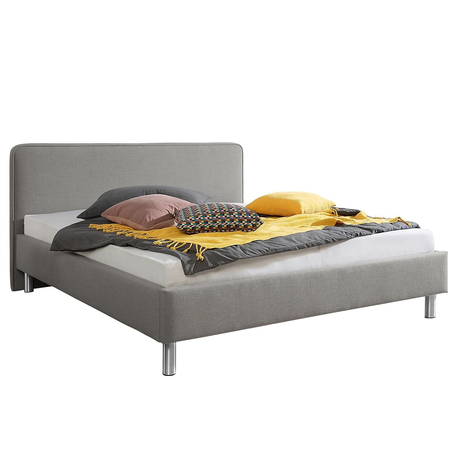 Loftscape Polsterbett McLoud - Hellgrau - 200 x 200cm 3 Loftscape Polsterbett McLoud - Hellgrau - 200 x 200cm