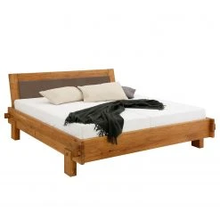 Ars Natura Massivholzbett Saint Davids - Wildeiche - 180 x 200cm