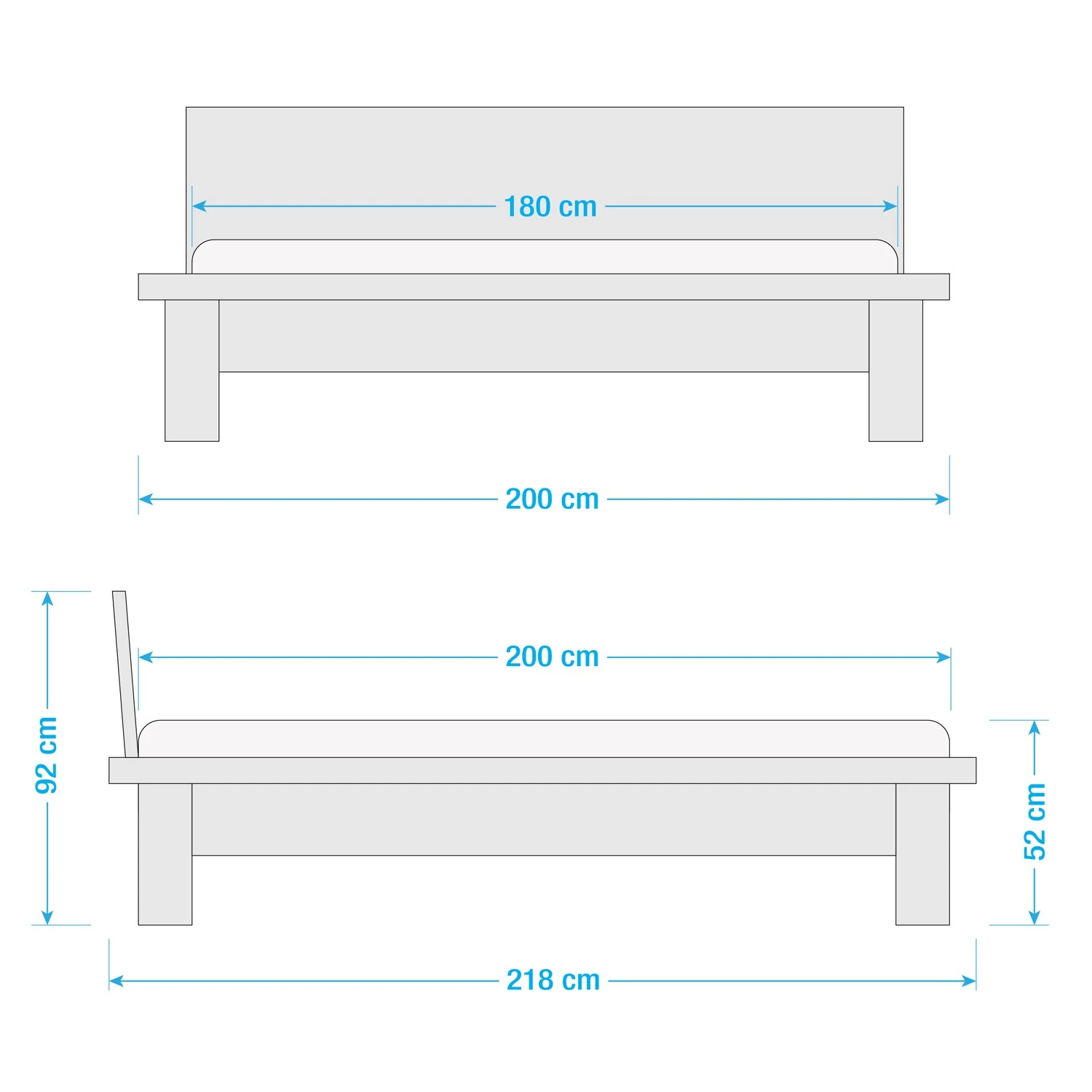 Ars Natura Massivholzbett Valleroy - 180 x 200cm 7 Ars Natura Massivholzbett Valleroy - 180 x 200cm – Bild 5