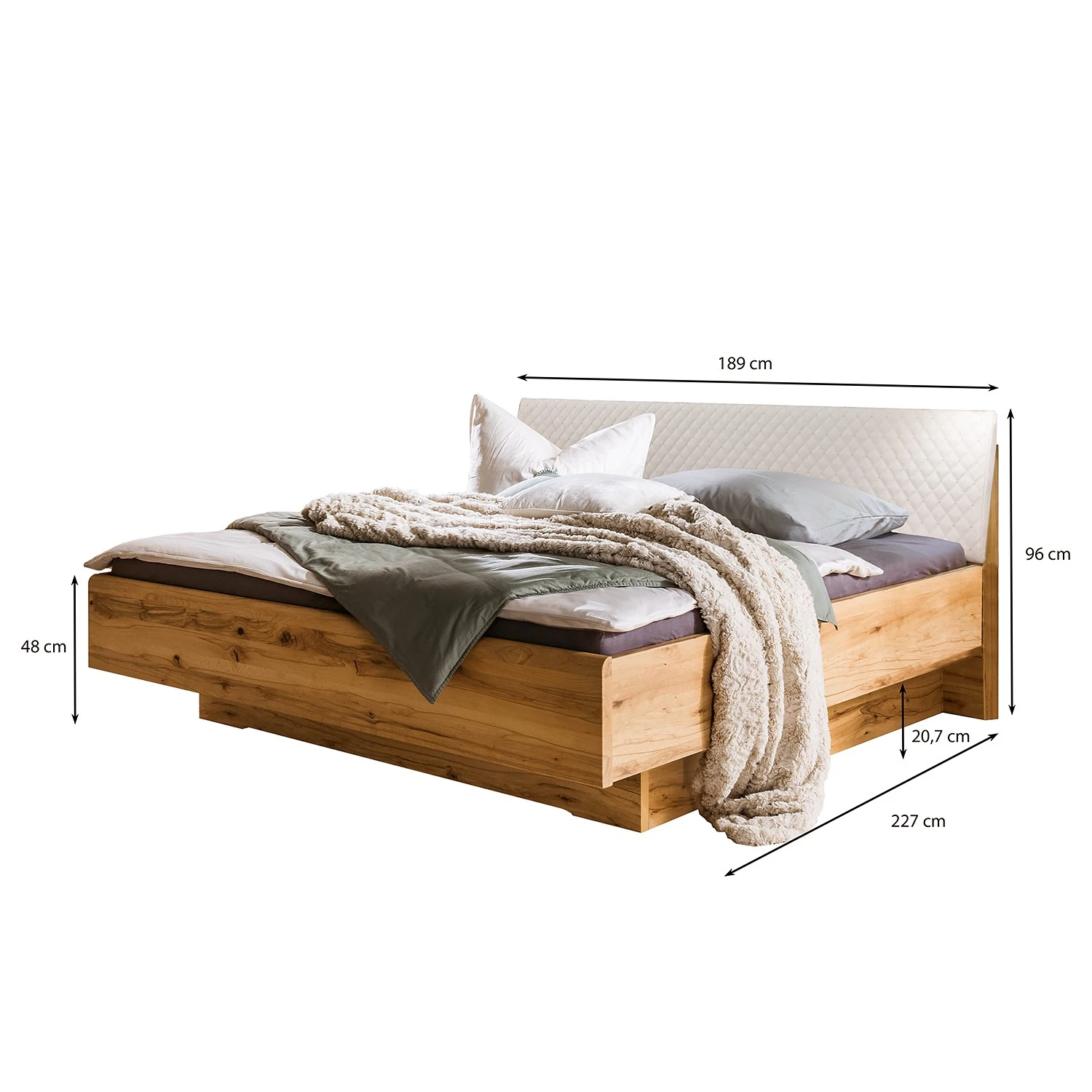 Wiemann Massivholzbett Livorno IV - 180 x 210cm 9 Wiemann Massivholzbett Livorno IV - 180 x 210cm – Bild 7