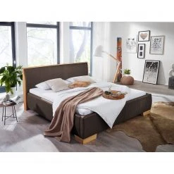 Loftscape Polsterbett Ruth - Braun / Eiche - 140 x 200cm -Deutschland Betten Verkäufe 2022 1000268655 210618 12205800126 MOOD DETAILS P000000001000268655 mood